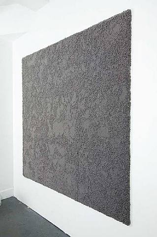 
                            <h4><em>Pangaea</em></h4>
                            2009  
                            <br /><br />
                            steel shot magnets, steel sheets
                            </br>
                            472 by 72 inches 
                            <br /><br />