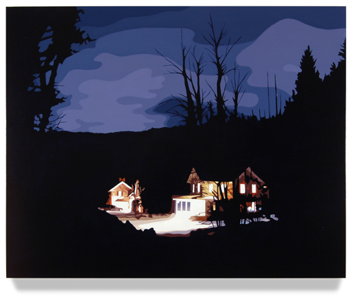 
                            <h4><em>House at Night II</em></h4>
                            2012 
                            <br /><br />
                            oil on canvas
                            </br>
                            32 x 40 inches 
                            <br /><br />