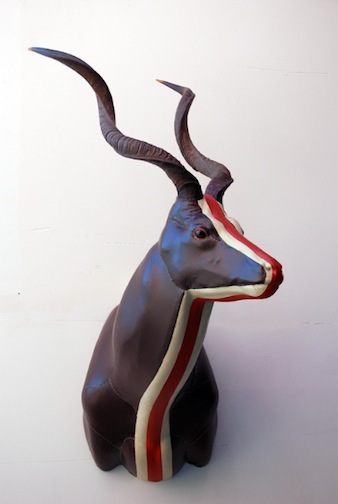 <h3>MICHAEL COMBS</h3>
						<h4><em>Kudu</em></h4>
						2011</br>Mixed media</br>
						57 x 34 x 35 inches</br>
                        